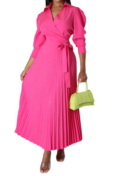 Southern Belle Pleated Dress