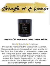 Load image into Gallery viewer, Strength of a Woman Luxury Soy Candle
