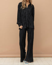Load image into Gallery viewer, Pleaded Blouse Pant Set