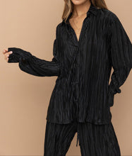 Load image into Gallery viewer, Pleaded Blouse Pant Set