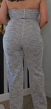 Load image into Gallery viewer, Stretchy Tweed Strapless Wide Leg Jumpsuit
