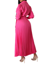 Load image into Gallery viewer, Southern Belle Pleated Dress
