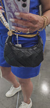 Load and play video in Gallery viewer, Black Basket Weave Crossbody
