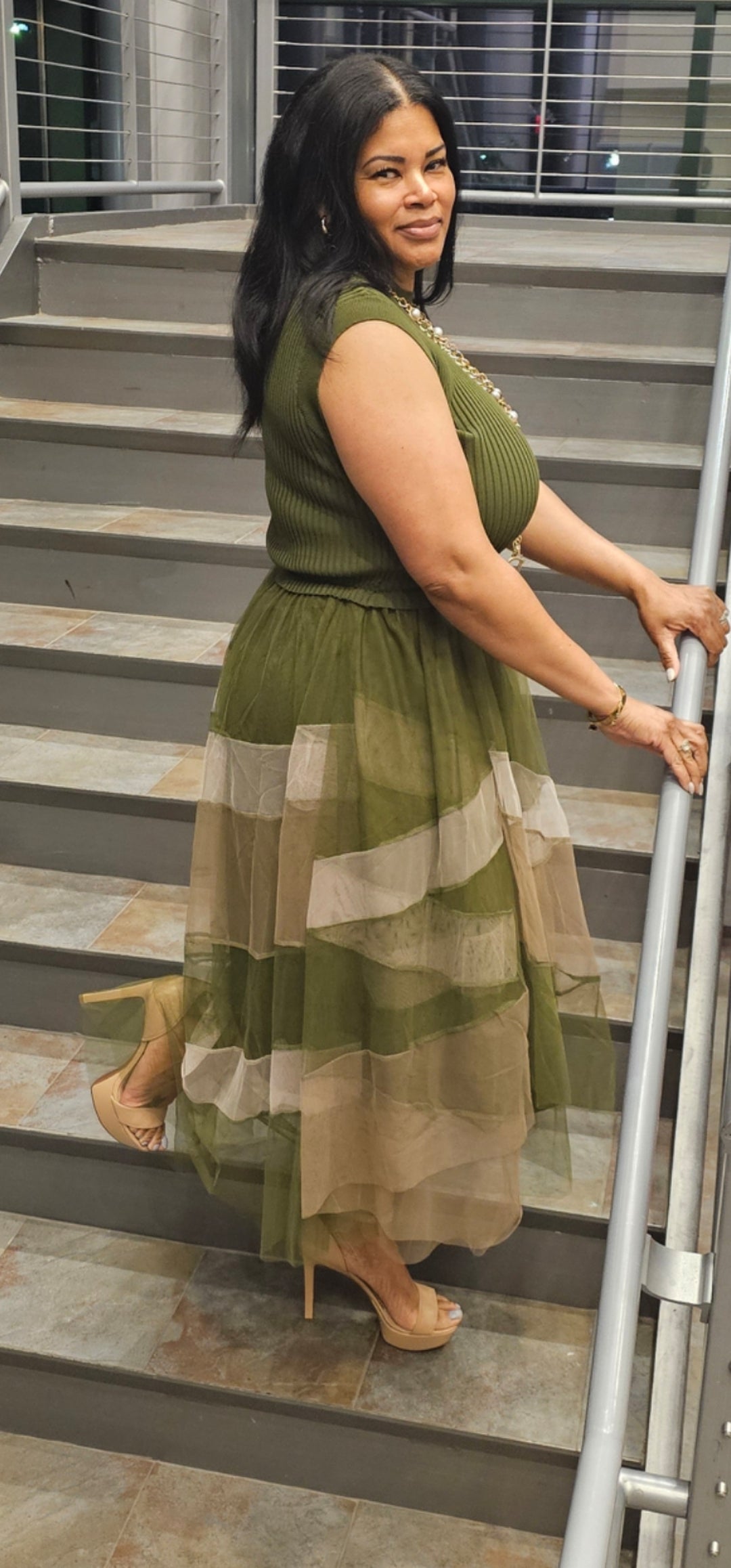 【新品未使用タグ付】FETICO TULLE PINAFORE DRESS