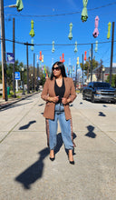 Load image into Gallery viewer, Leopard track Denim Jeans

