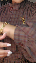 Load image into Gallery viewer, The High-Neck Plaid Set
