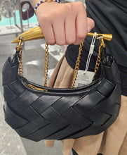 Load image into Gallery viewer, Black Basket Weave Crossbody
