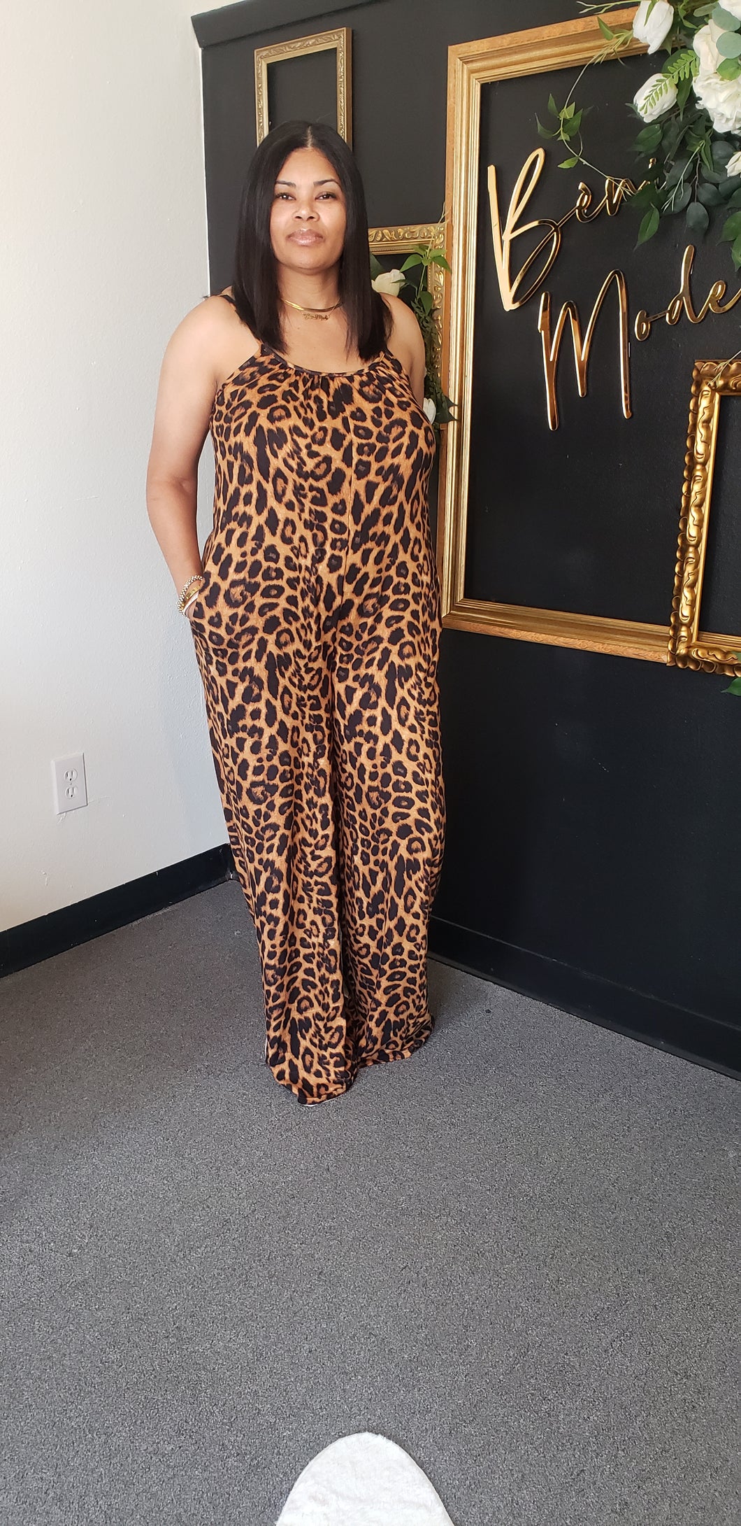 Leopard  Jumpsuit